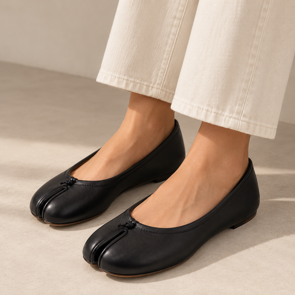 Ballerine Tabi Classique — Noir
