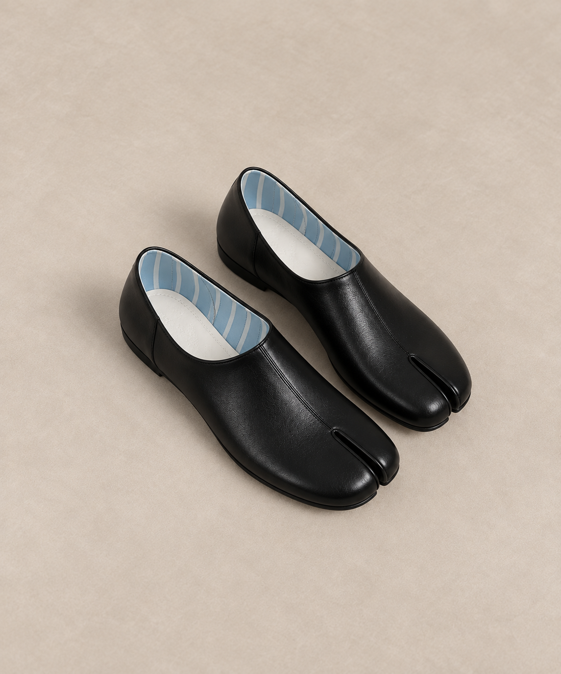 Chaussures Plates Tabi – Noir