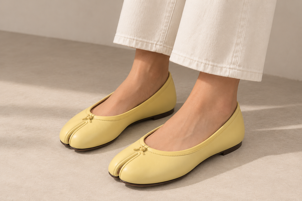 Ballerine Tabi Classique — Jaune