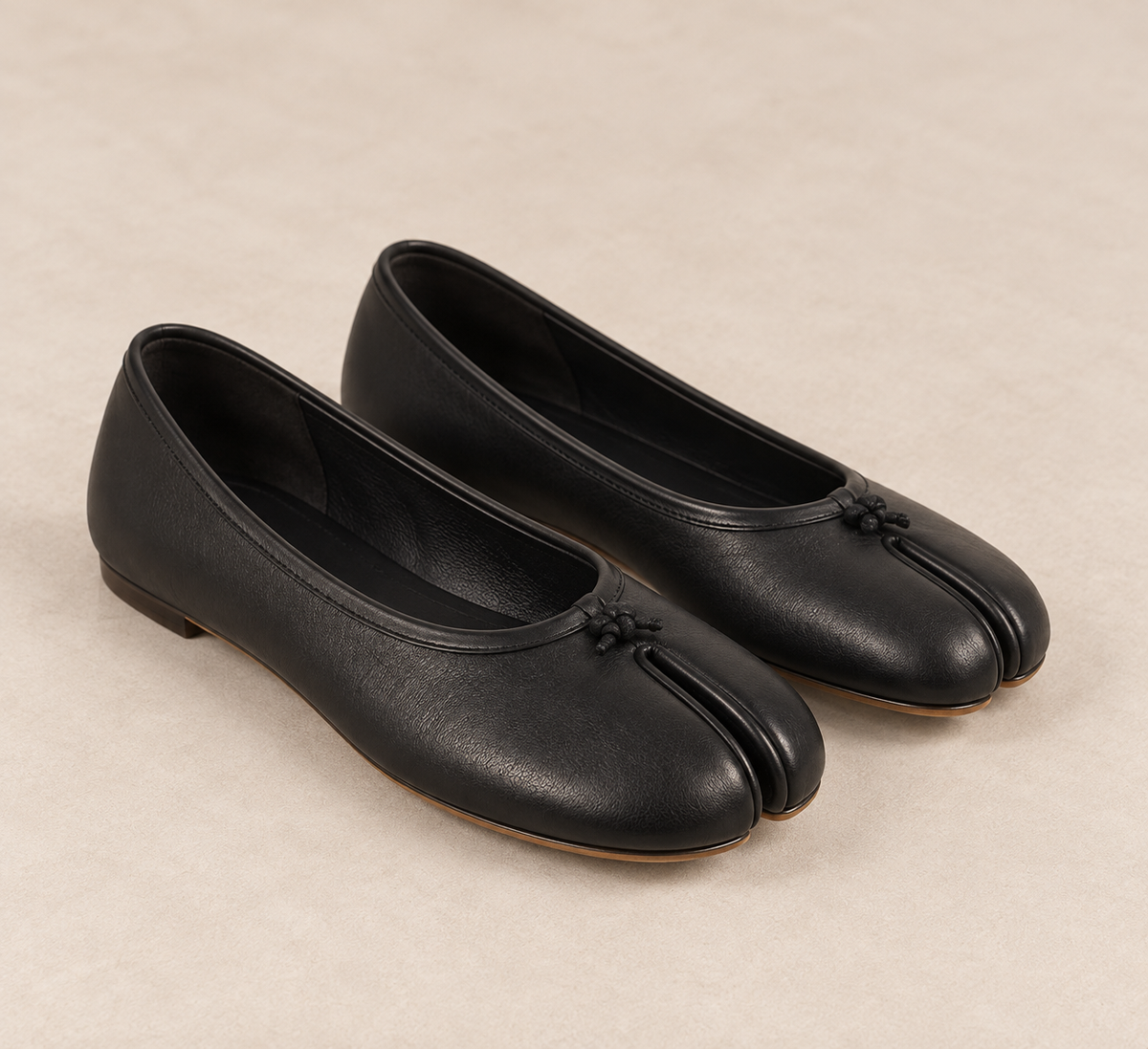 Ballerine Tabi Classique — Noir
