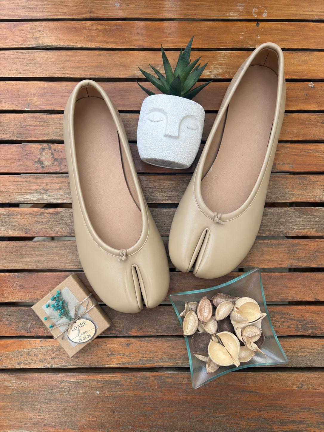 Ballerine Tabi Classique — Beige