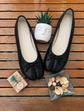 Ballerine Tabi à Nœud — Noir