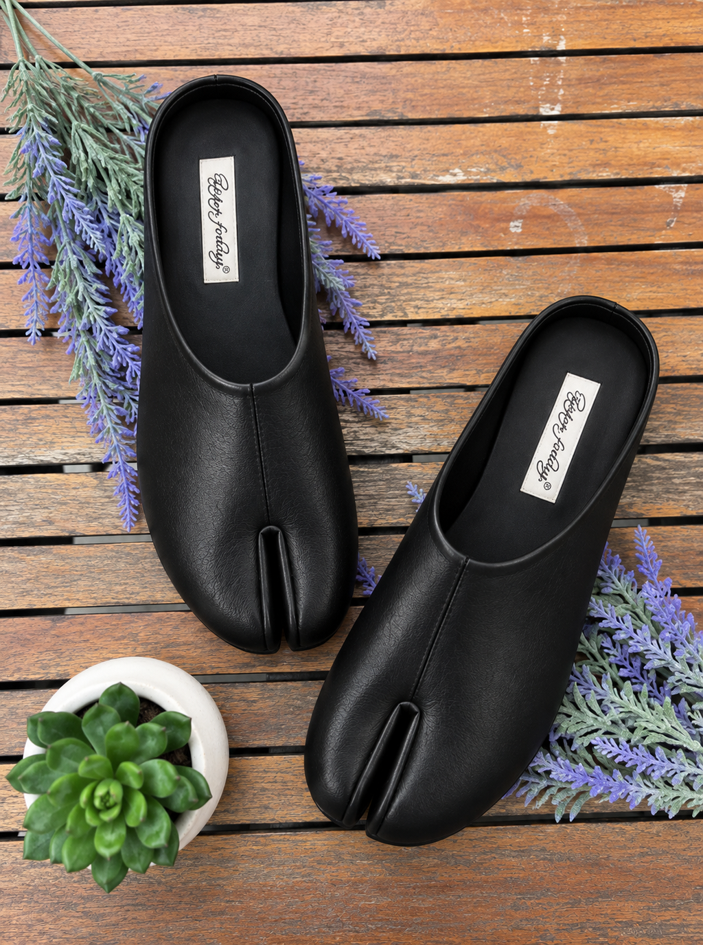 Mules Tabi — Noir