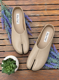 Mules Tabi — Beige
