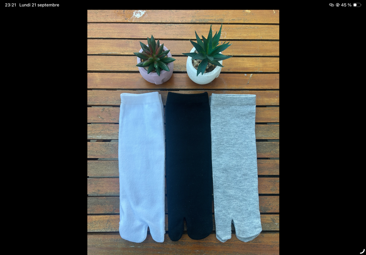 3 Paires de Chaussettes Tabi – Mélanges