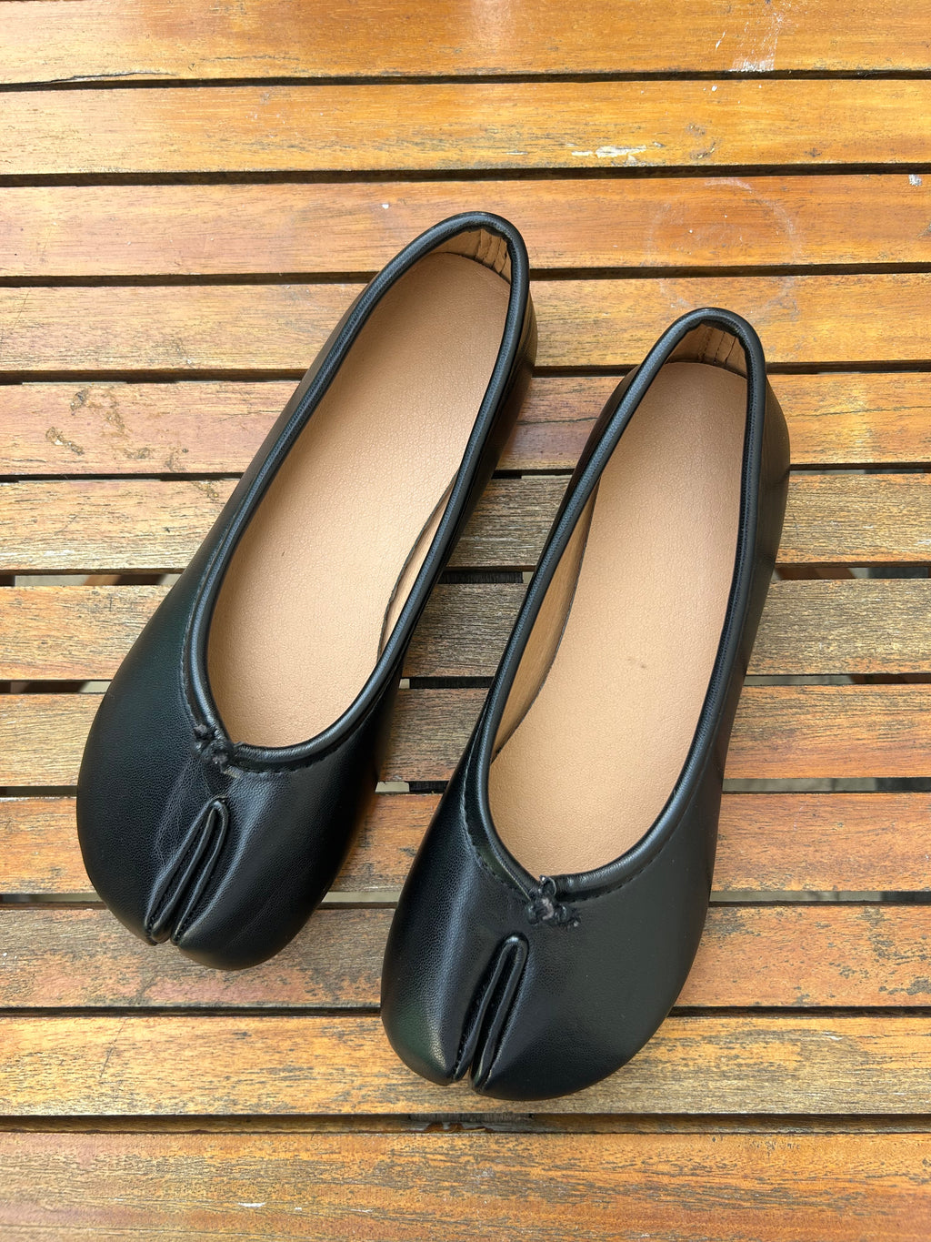 Ballerine Tabi Classique — Noir
