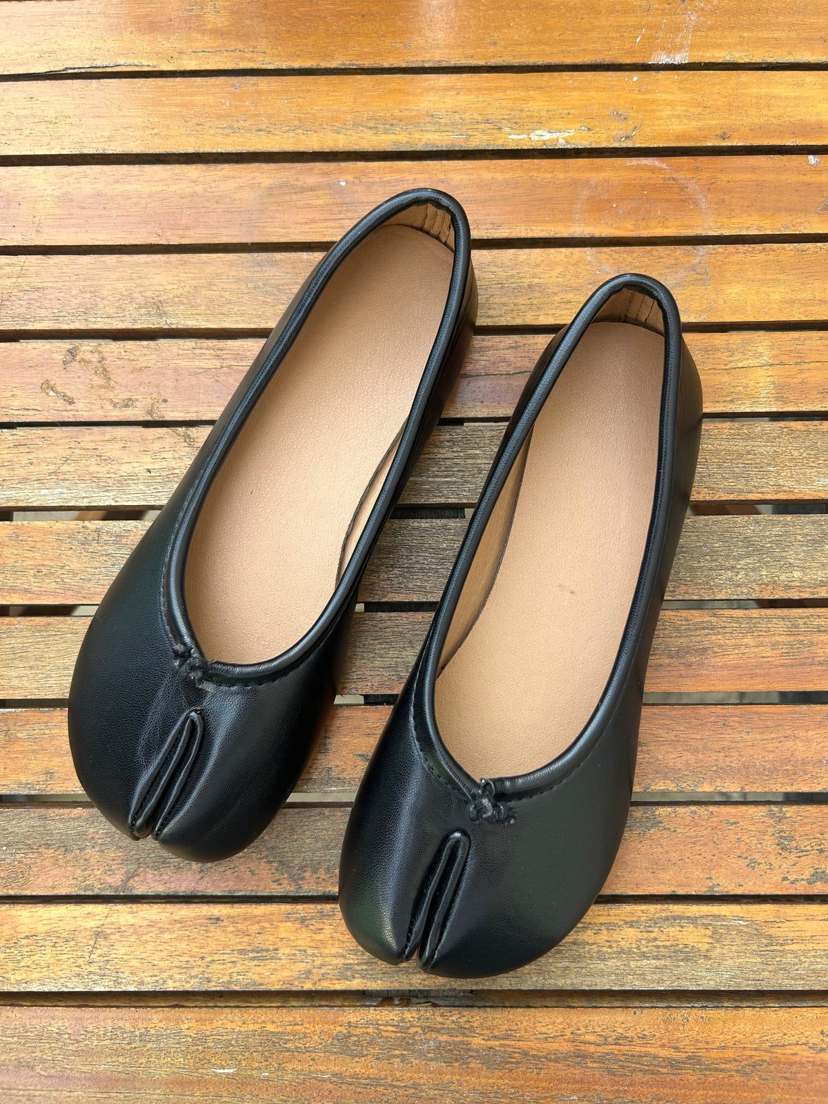 Ballerine Tabi Classique — Noir