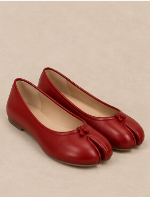 Ballerine Tabi Classique — Rouge