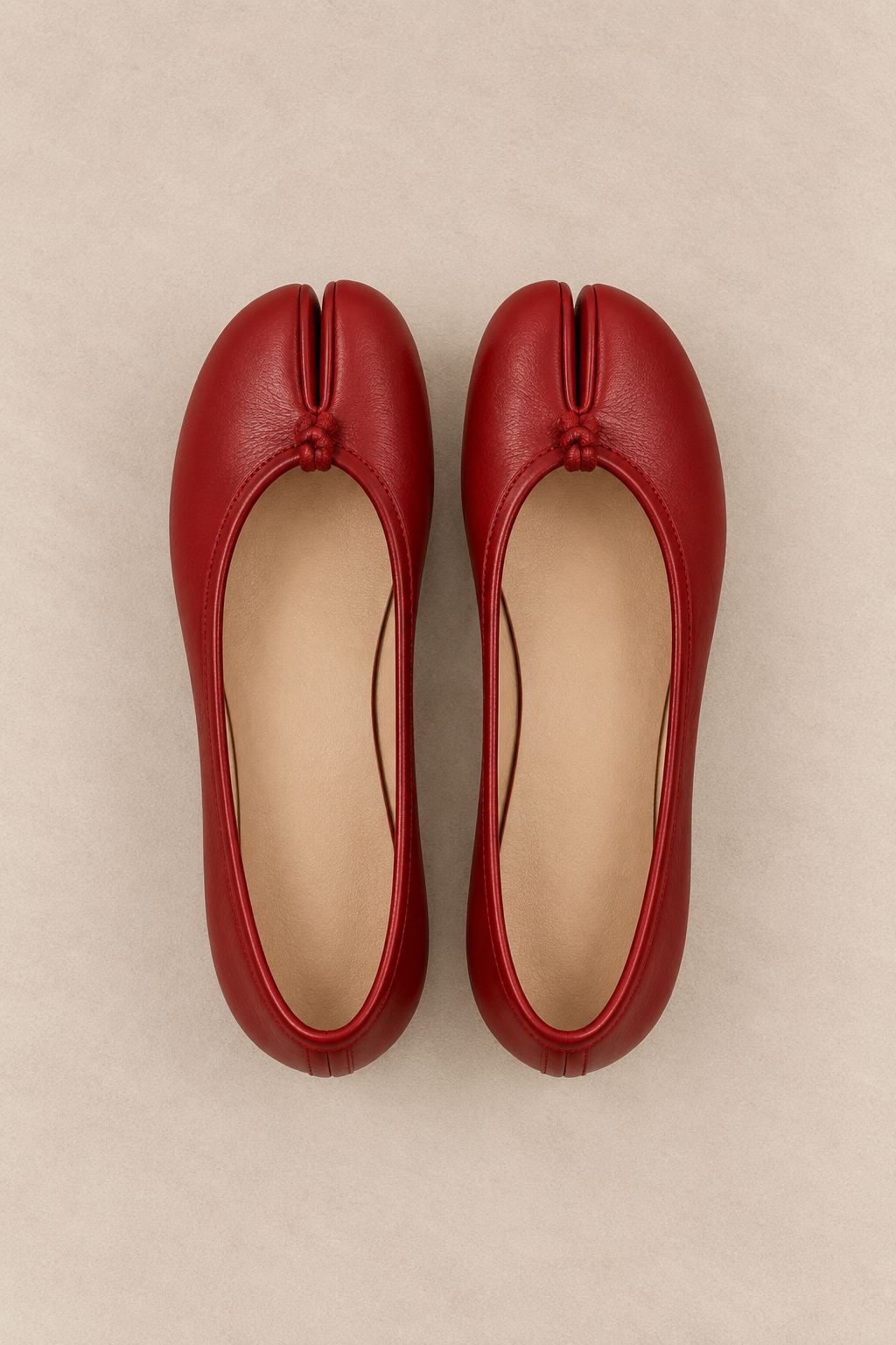 Ballerine Tabi Classique — Rouge