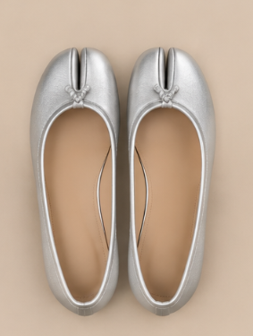 Ballerine Tabi Classique — Argenté