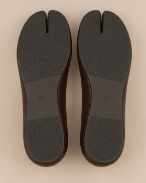 Bottine Tabi Marron – Fermeture zippée à l’arrière