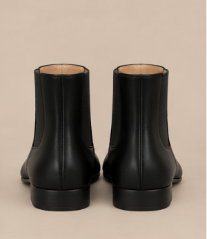 Bottines Chelsea Tabi Noir – Semelle Plat