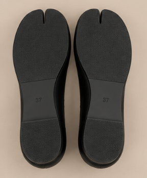 Bottines Chelsea Tabi Noir – Semelle Plat