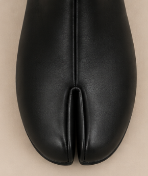 Bottines Chelsea Tabi Noir – Semelle Plat