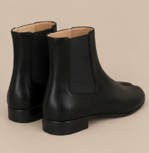 Bottines Chelsea Tabi Noir – Semelle Plat