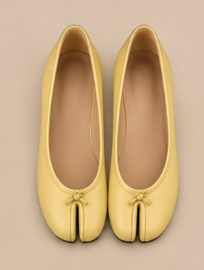 Ballerine Tabi Classique — Jaune