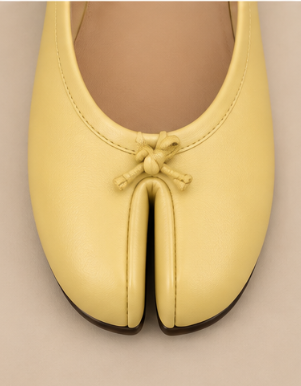 Ballerine Tabi Classique — Jaune