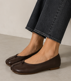 Ballerines Tabi Classiques en cuir