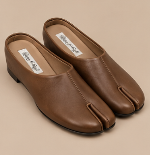 Mules Tabi — Marron