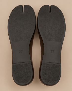 Mules Tabi — Marron