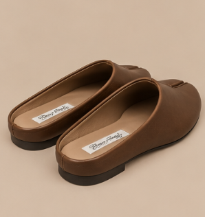 Mules Tabi — Marron