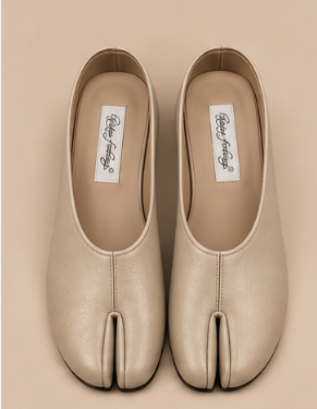 Mules Tabi — Beige