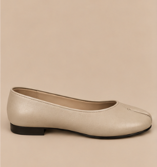 Mules Tabi — Beige