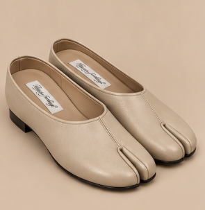 Mules Tabi — Beige