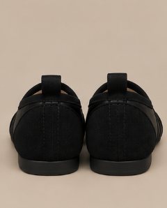 Mary Jane Tabi à Brides Croisées — Noir