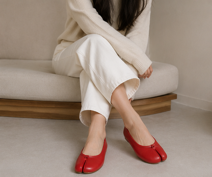 Ballerines Tabi Classiques en cuir