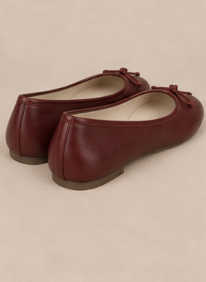 Ballerine Tabi à Nœud — Rouge