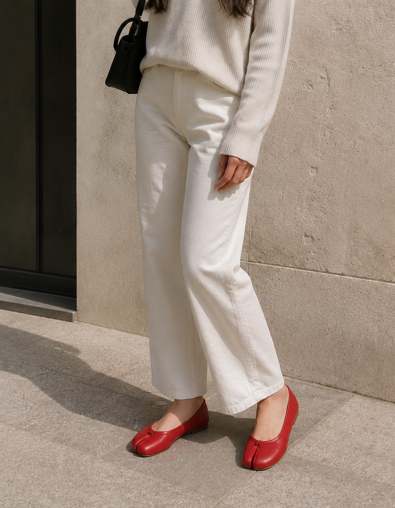 Ballerines Tabi Classiques en cuir