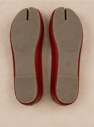 Ballerine Tabi Classique — Rouge